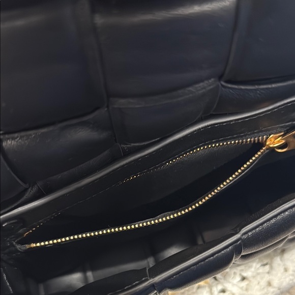 NWT Bottega Veneta Black Quilted Crossbody Bag - Picture 8 of 10
